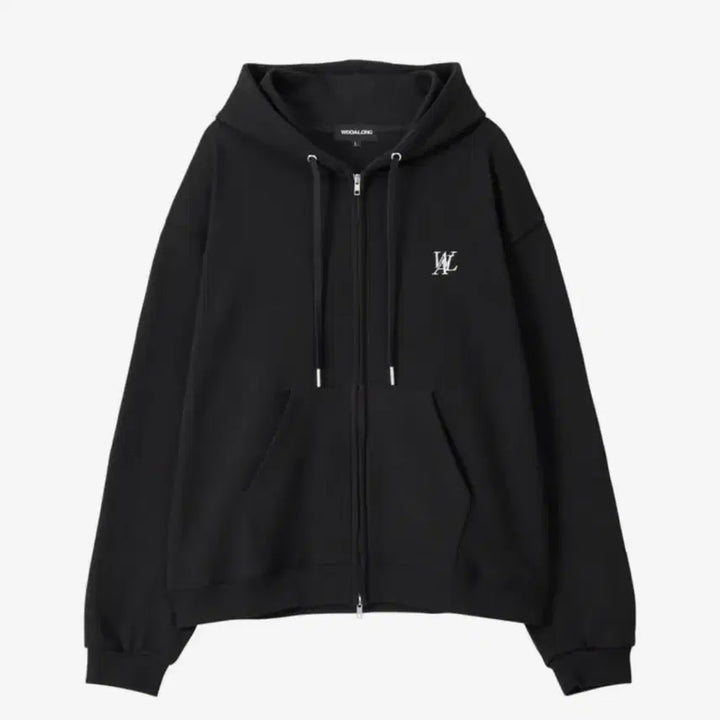 [SOLD OUT] 우알롱 후드집업 블랙 / 투웨이