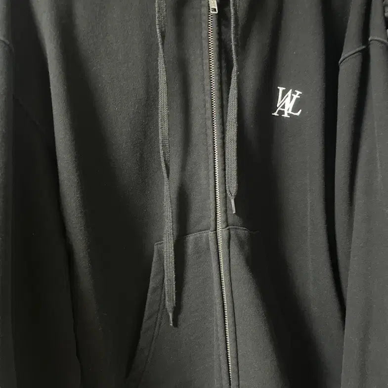[SOLD OUT] 우알롱 후드집업 블랙 / 투웨이