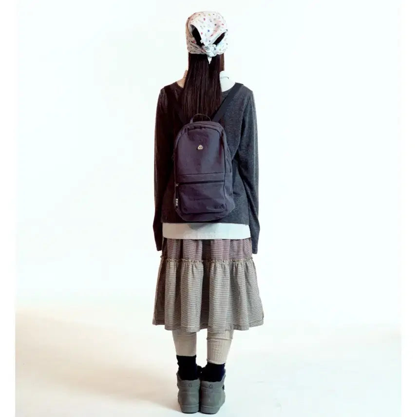 [SOLD OUT] [2] 코이세이오 컬러드 스트라이프 미디 스커트 그레이베이지