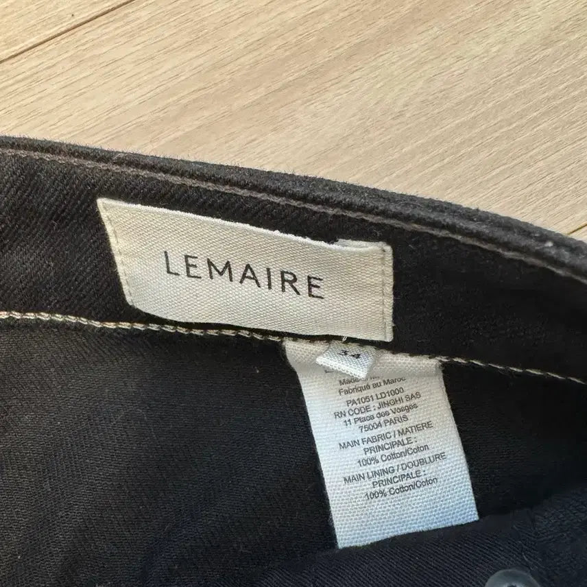 [BUNJANG] Lemaire Twisted Pants Black Size 34 / 르메르 트위스티드 팬츠 블랙 34사이즈