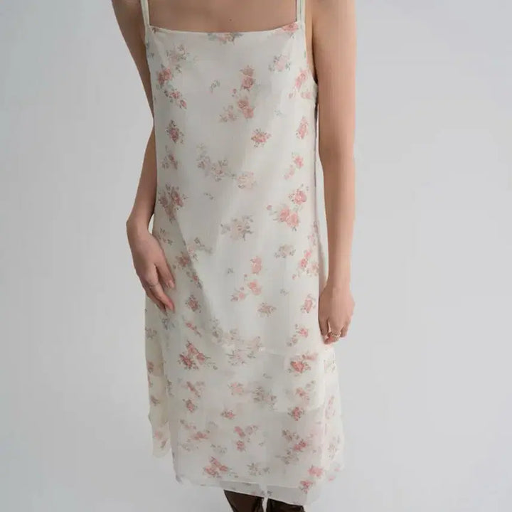 [BUNJANG] 8 Seconds Chiffon Layered Long Dress / 에잇세컨즈 쉬폰 레이어드 롱 원피스 M