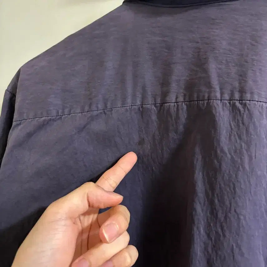 [SOLD OUT] 00s 스톤아일랜드 람포 지퍼 가먼트다잉 셔츠