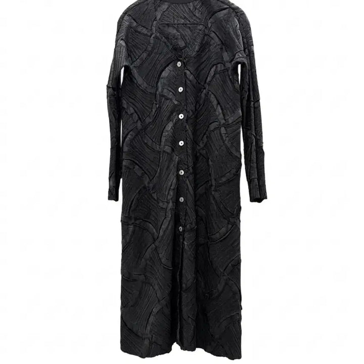 [SOLD OUT] 플리츠미 블랙 롱 원피스 FREE