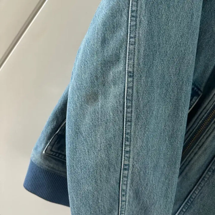 [BUNJANG] Calvin Klein Jeans Denim Shearling Jacket / 캘빈클라인진스 데님 무스탕