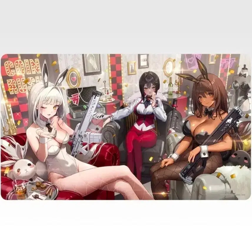 [SOLD OUT] 니케 챕터5 쿠지 제일복권 60cm 장패드 플레이매트 미소녀 바니걸