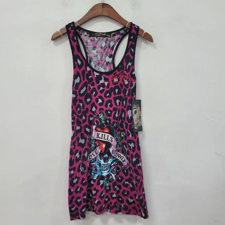 [SOLD OUT] 새상품) 레오파드 나시 슬리브리스