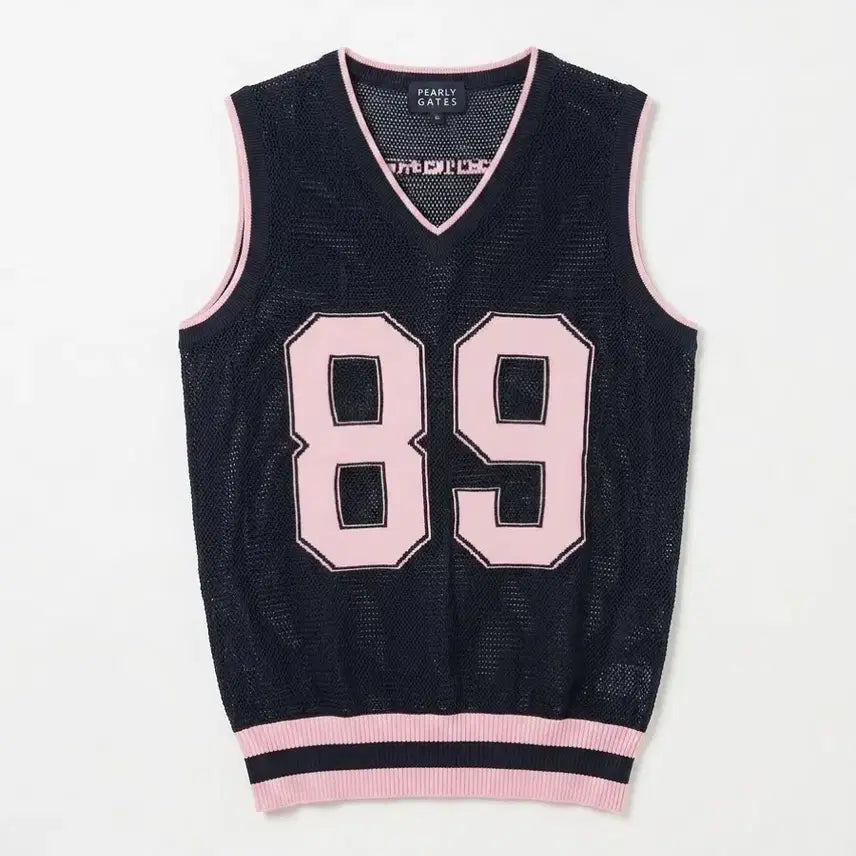 [BUNJANG] PEARLY GATES Navy Knit Vest / PEARLY GATES 네이비 89 니트 조끼 1