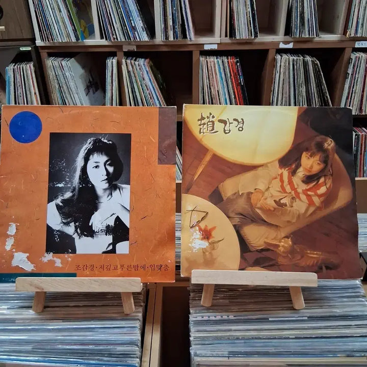 [SOLD OUT] 2장 일괄 조갑경 LP 레코드 할인