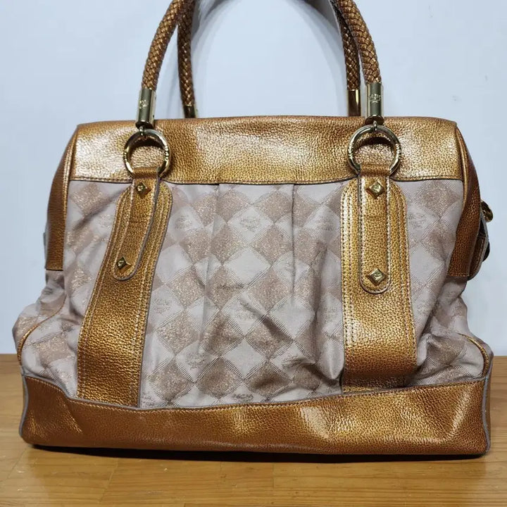 [BUNJANG] MCM Boston Tote Bag / 엠씨엠 MCM 토트백 보스턴백 가방