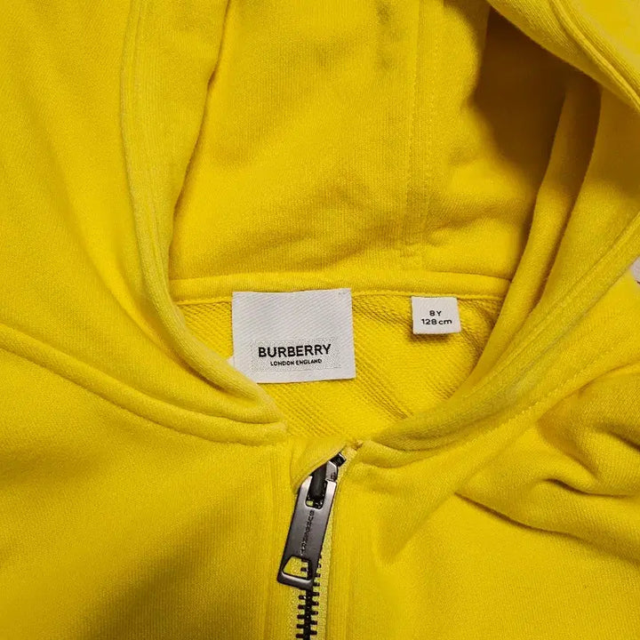 [BUNJANG] Burberry Yellow Check Hooded Zip-up Jacket / 버버리 옐로우 체크 후드 집업