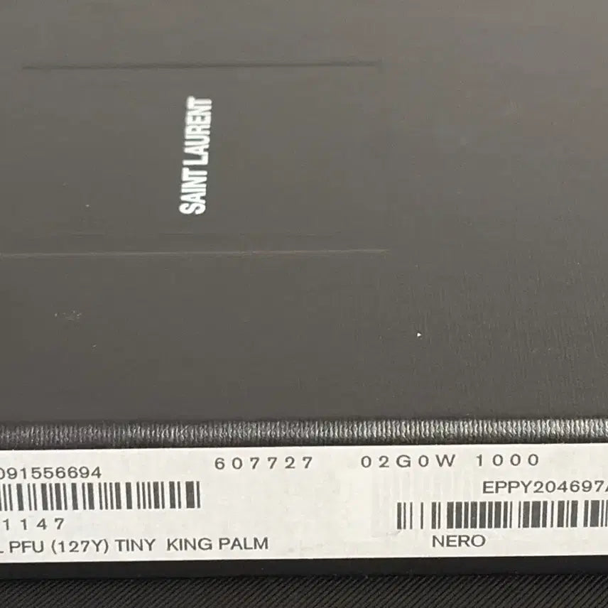 [BUNJANG] Saint Laurent YSL Logo Black Bifold Wallet / 생로랑 블랙 반지갑 YSL 로고