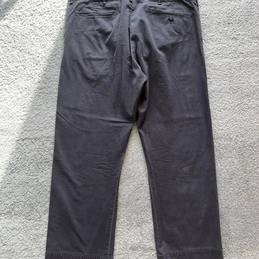 [SOLD OUT] 더블알엘 그레이 헤링본 퍼티그 팬츠 36
