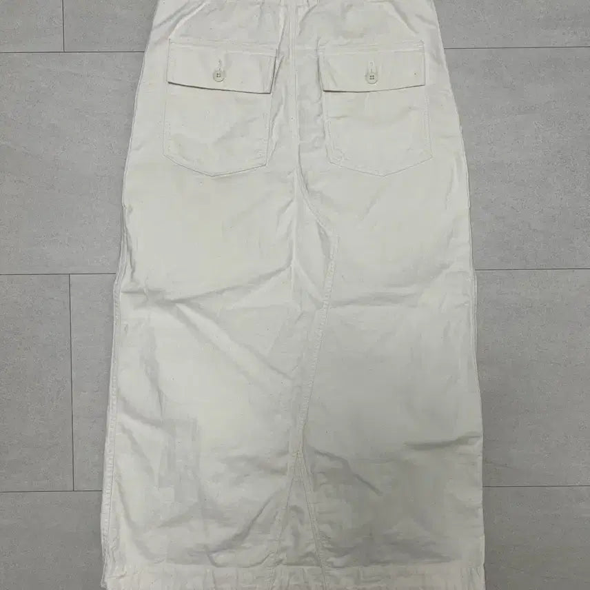 [BUNJANG] Needles White String Fatigue Midi Skirt / 니들즈 화이트 스트링 퍼티그 미디 스커트