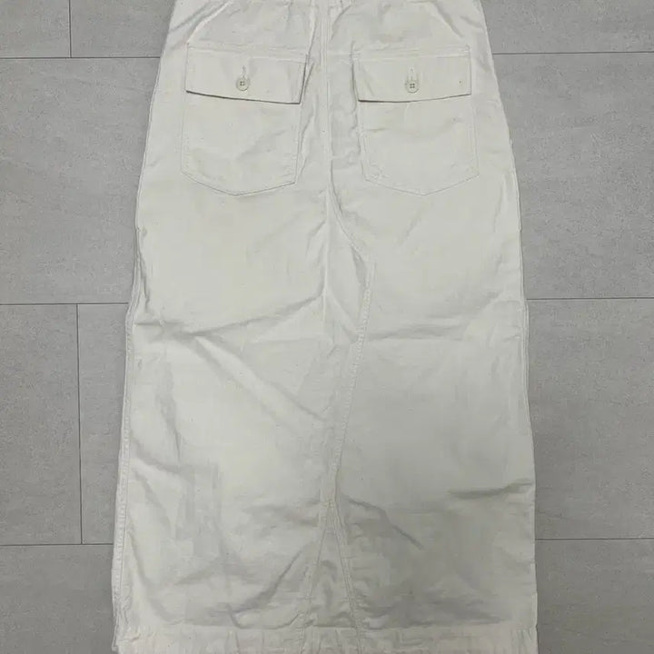 [BUNJANG] Needles White String Fatigue Midi Skirt / 니들즈 화이트 스트링 퍼티그 미디 스커트