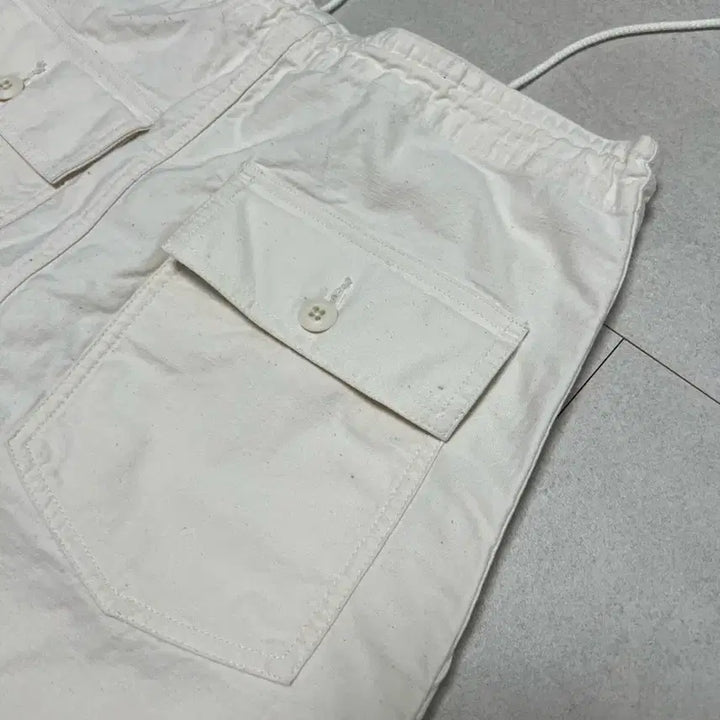 [BUNJANG] Needles White String Fatigue Midi Skirt / 니들즈 화이트 스트링 퍼티그 미디 스커트