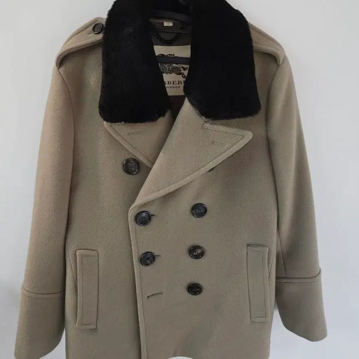 [BUNJANG] Burberry London Double Coat / 버버리 런던 퍼 카라 더블 코트
