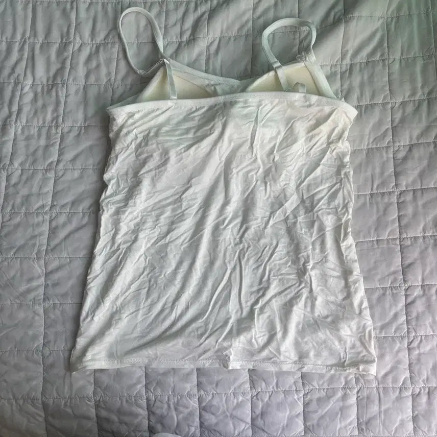 [BUNJANG] White Cap Tank Top / 화이트 캡나시