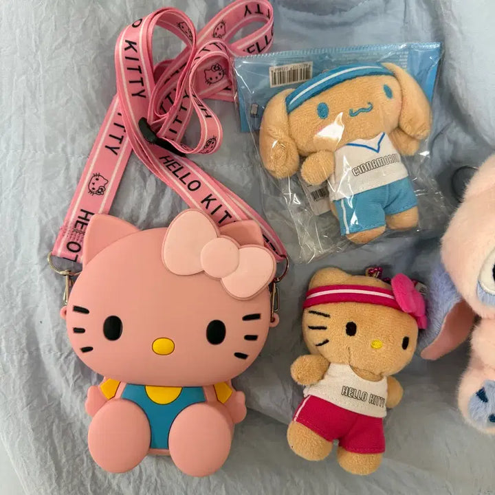 [BUNJANG] Hello Kitty Plush Keychain &amp; Bag / 키티 키링, 가방 새것, 키티 잡화, 해리포터, 리락쿠마 선풍기 개별