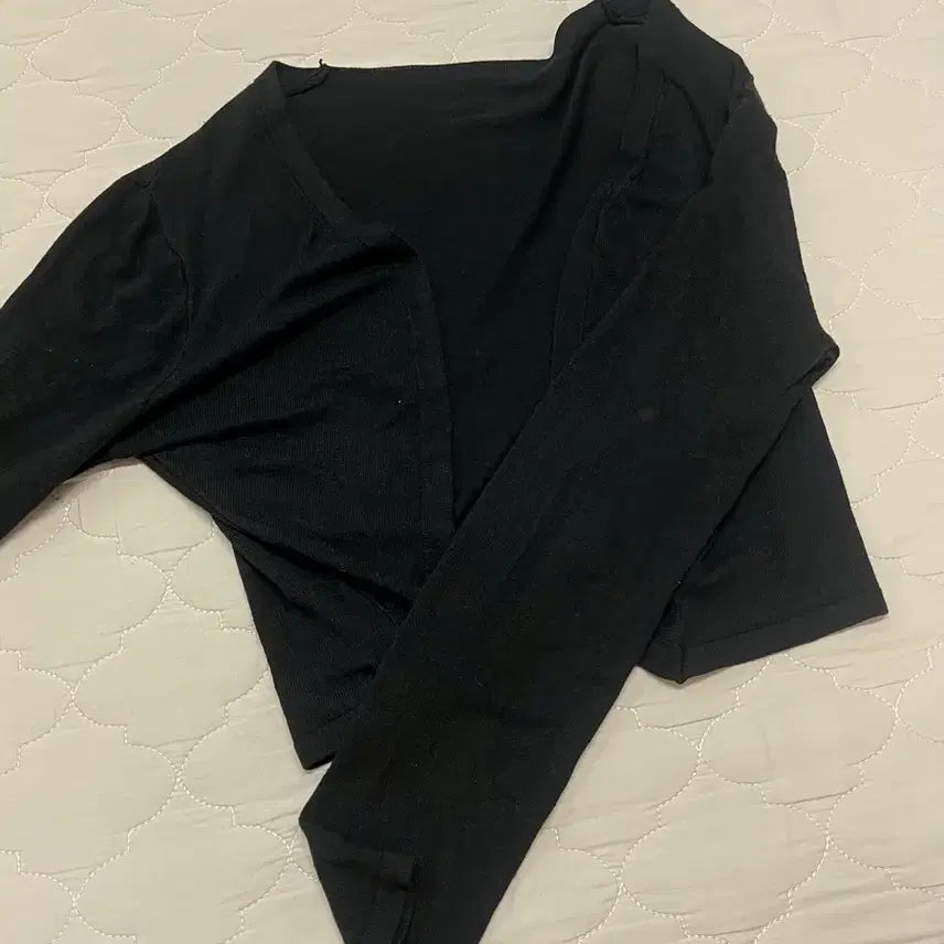 [BUNJANG] Summer Cardigan Set / 여름가디건 블랙/화이트 2장