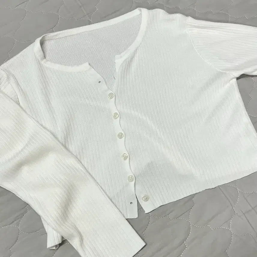 [BUNJANG] Summer Cardigan Set / 여름가디건 블랙/화이트 2장