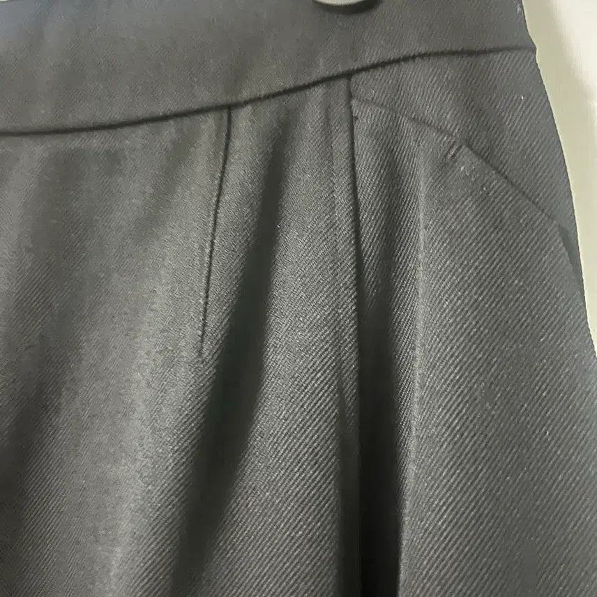 [BUNJANG] Time Wool Back-Banding Flare Skirt / 타임 울 백밴딩 플레어 스커트