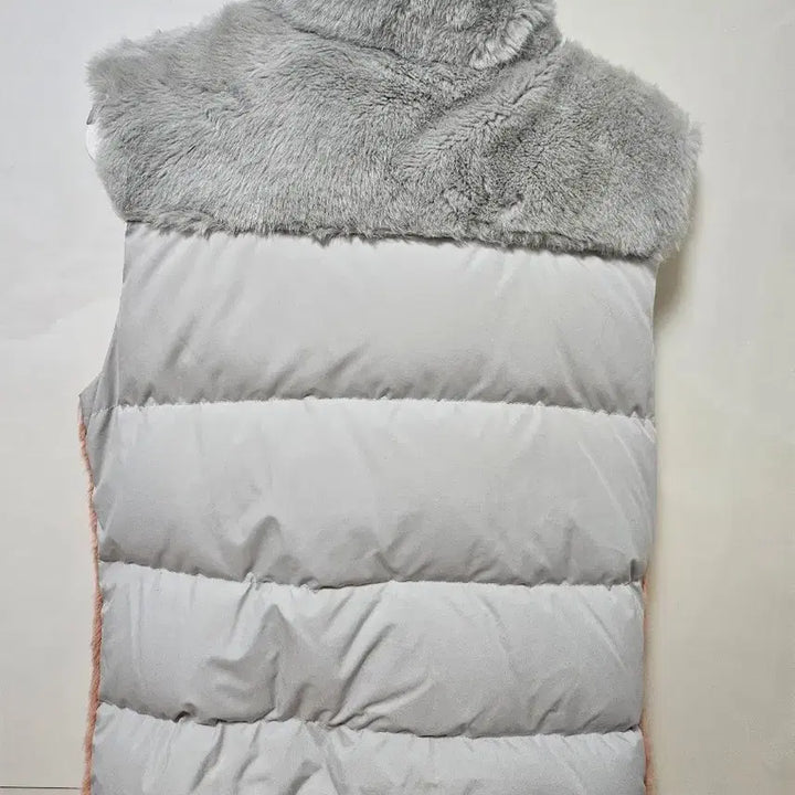[BUNJANG] The North Face Vest / 노스페이스 핑크/회색 털 조끼 L95