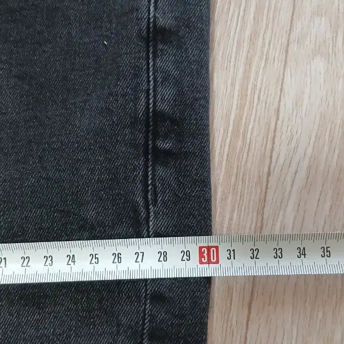 [SOLD OUT] 자라 Zara 흑청 34 슬림핏 데님