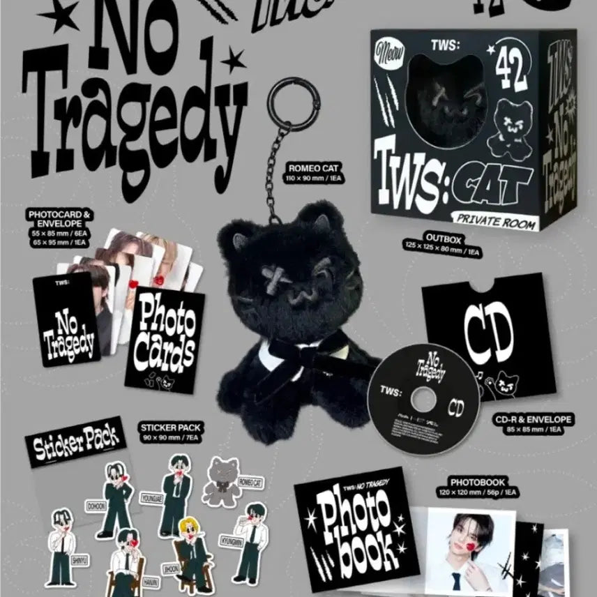 [SOLD OUT] 투어스 노트레저디 미니5집 한정판 로미오캣 앨범