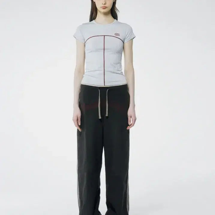 [BUNJANG] Sculptor Mesh Linen Pants Charcoal M / 스컬프터 메쉬 린넨 팬츠 M 차콜
