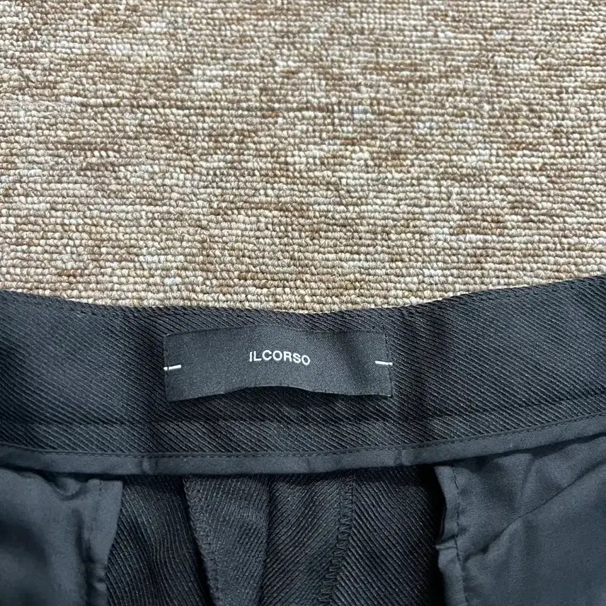 [BUNJANG] ILCORSO Black Wide Slacks 90 / 새상품) 일꼬르소 블랙 와이드 슬랙스 90