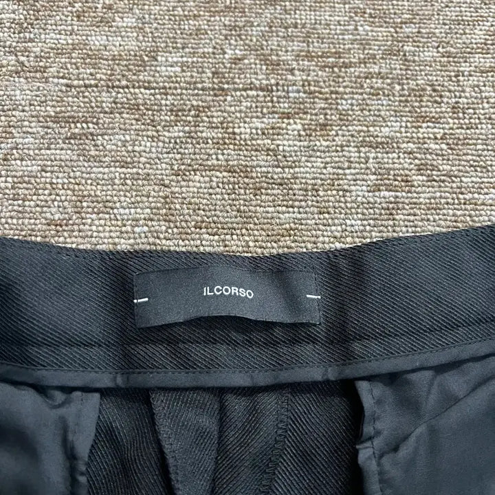 [BUNJANG] ILCORSO Black Wide Slacks 90 / 새상품) 일꼬르소 블랙 와이드 슬랙스 90