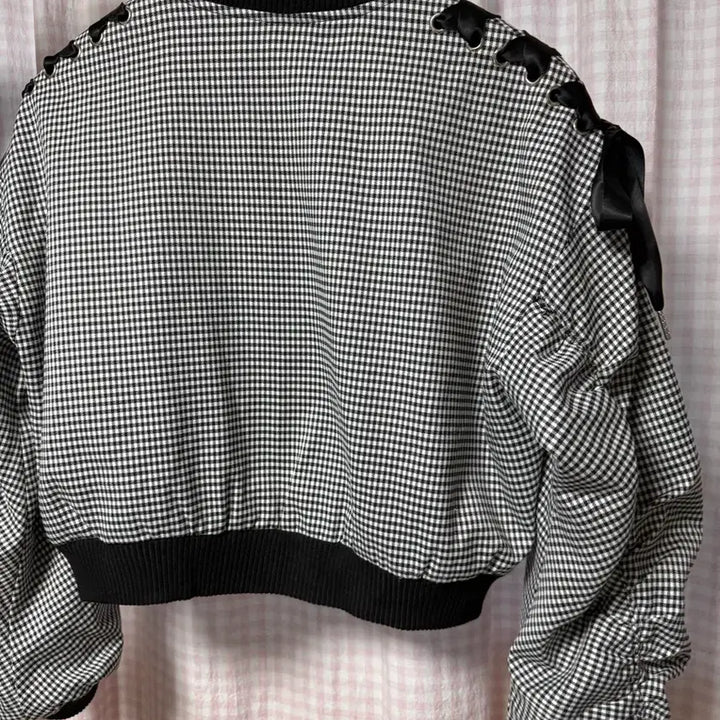 [BUNJANG] Ank Rouge Check Jacket - Vintage Style / 앙크루즈 체크 자켓 일브 빈티지 갸루 지뢰계