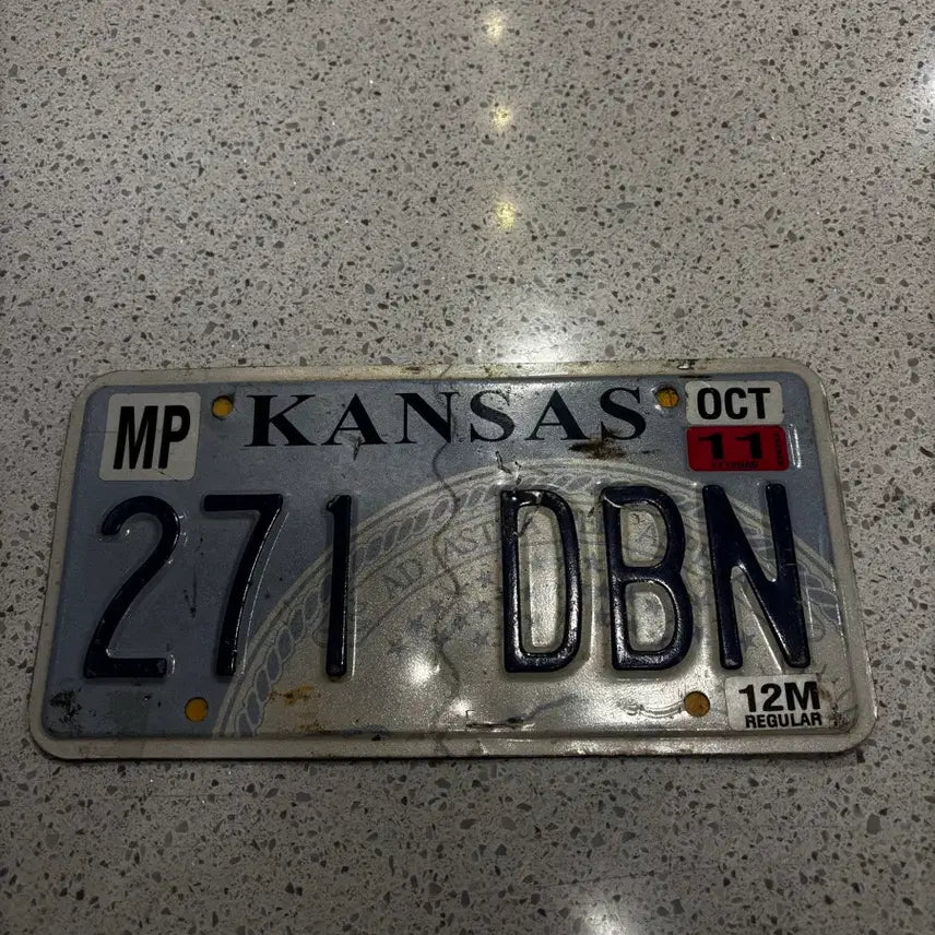 [BUNJANG] Kansas Vintage License Plate / 미국 캔자스주 빈티지 번호판