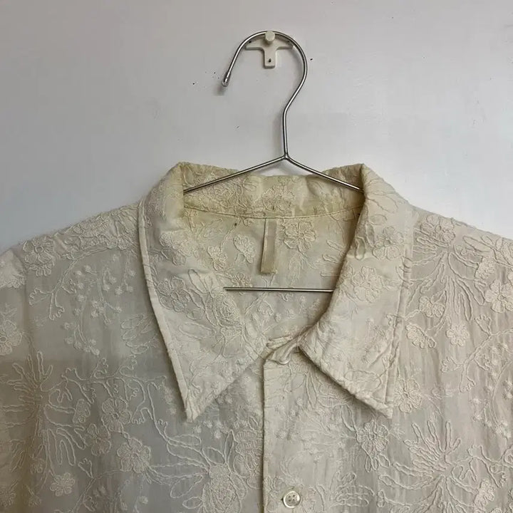 [BUNJANG] Sunflower Embroidered Shirt / Sunflower 자수 셔츠