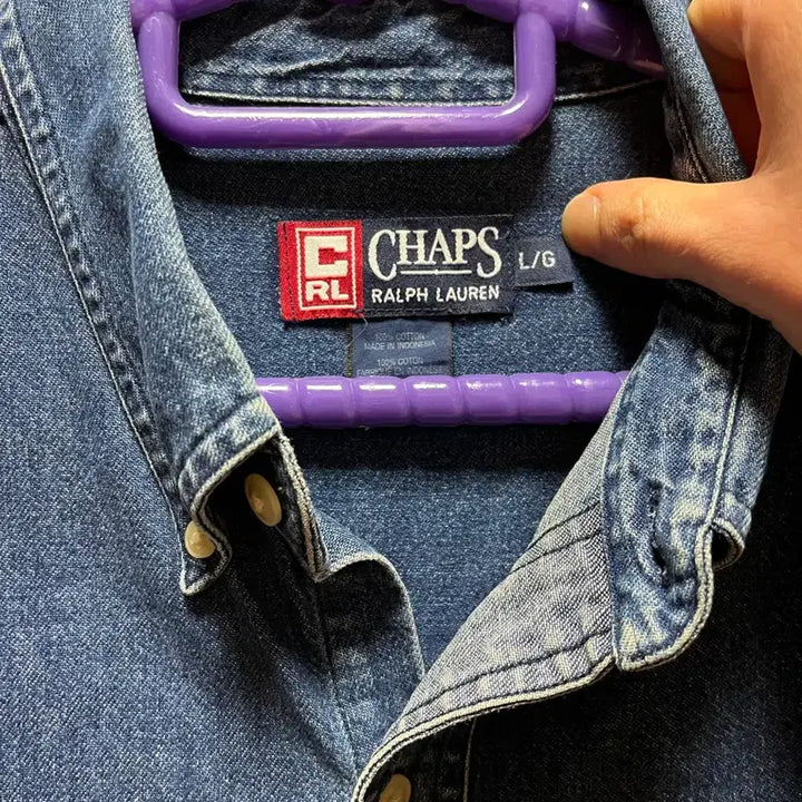 [SOLD OUT] CHAPS 랄프로렌 데님 셔츠 남방