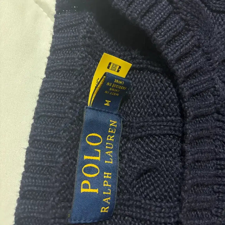 [SOLD OUT] (Qr인증가능 정품)폴로 랄프로렌 케이블 니트 네이비