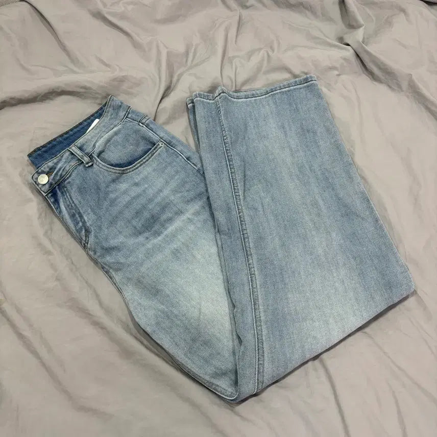 [SOLD OUT] 302 여름 데님 일자핏 팬츠 연청