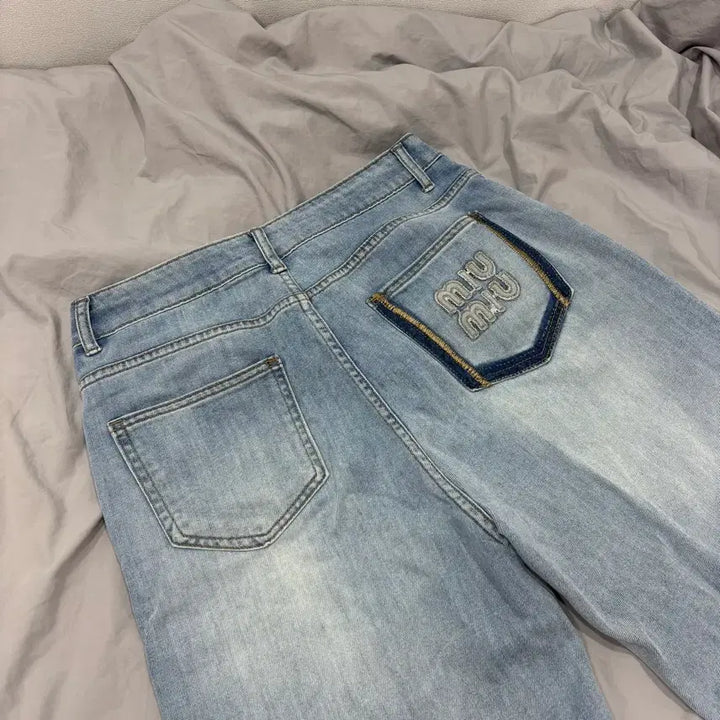 [SOLD OUT] 302 여름 데님 일자핏 팬츠 연청