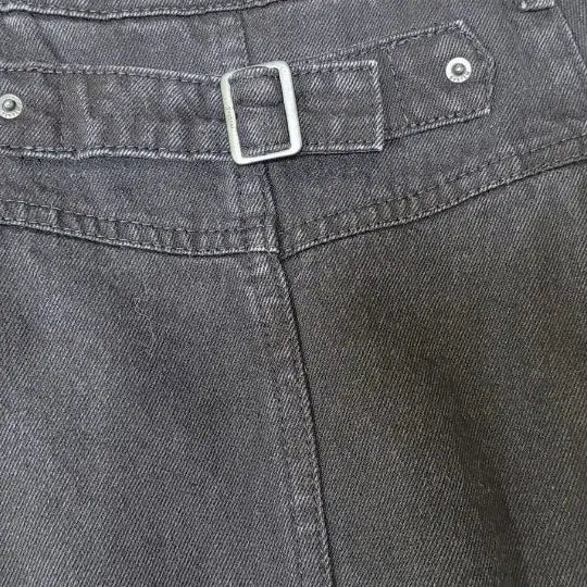 [SOLD OUT] 한섬 시스템 워싱데님 플레어스커트