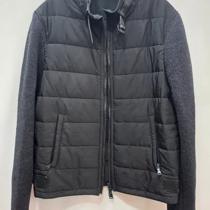 [BUNJANG] Neil Barrett Black Padded Knit Mix Jacket / (정품)닐바렛 블랙 패딩 니트 믹스 자켓