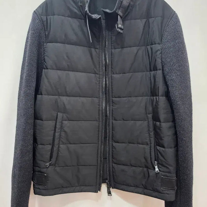 [BUNJANG] Neil Barrett Black Padded Knit Mix Jacket / (정품)닐바렛 블랙 패딩 니트 믹스 자켓
