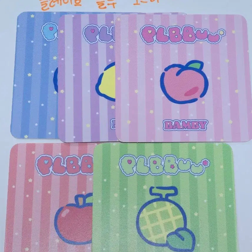 [SOLD OUT] 플레이브 플뿌 케타포 코스터 set