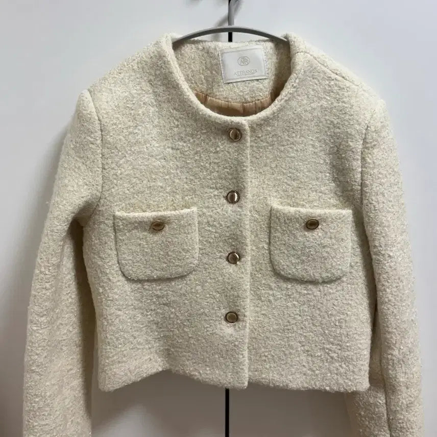 [BUNJANG] ATTRANGS Tweed Crop Jacket / 아뜨랑스 트위드 자켓 (크롭)