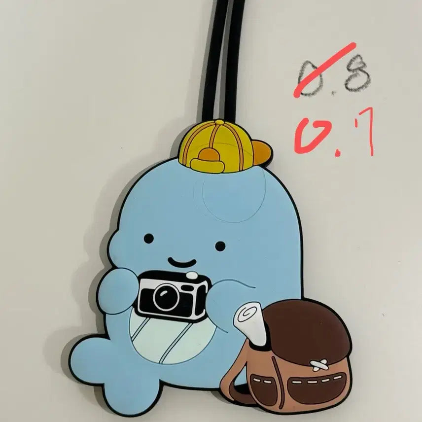 [BUNJANG] Jamtteul Character Luggage Tag / 잠뜰 캐리어 네임택