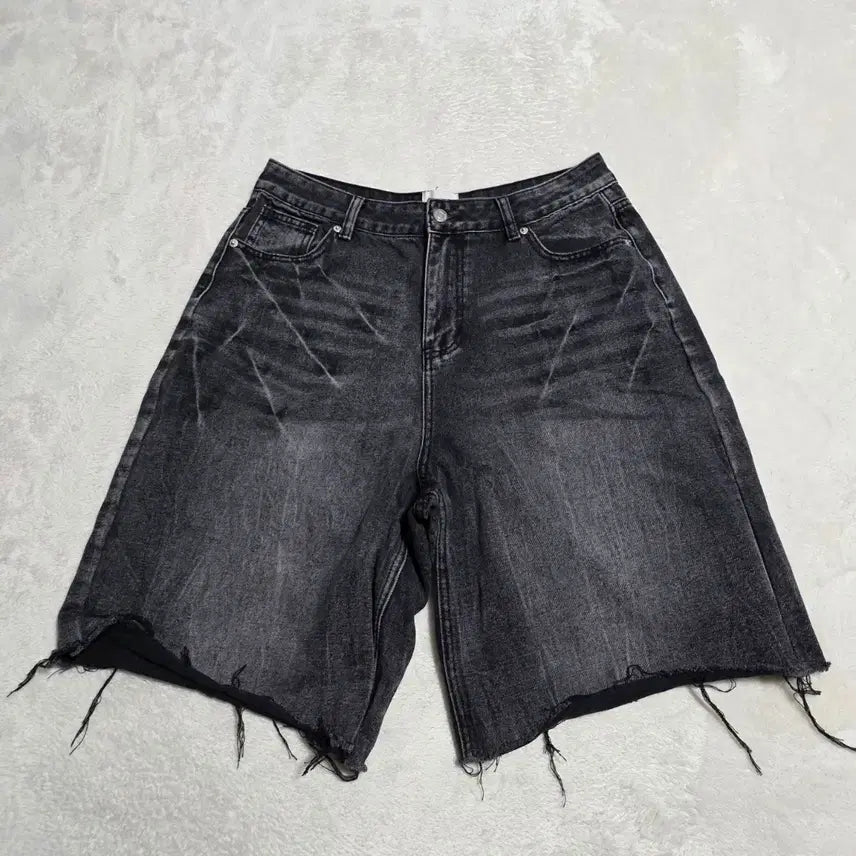 [SOLD OUT] (XL)엘엑스티 블랙 데님 쇼츠 반바지
