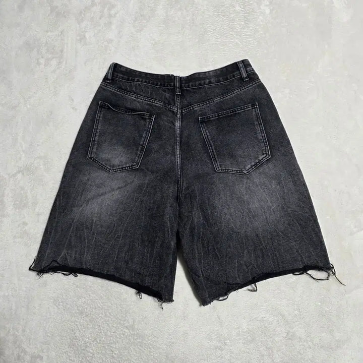 [SOLD OUT] (XL)엘엑스티 블랙 데님 쇼츠 반바지