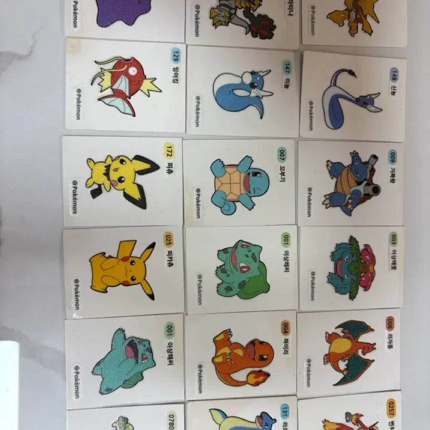 [BUNJANG] Pokemon Stickers Bundle Set / 포켓몬 띠부실 일괄