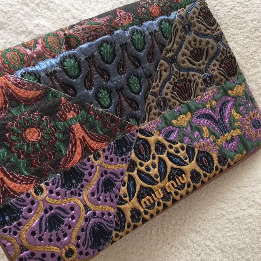 [BUNJANG] Miu Miu Patchwork Clutch / 미우미우 클러치