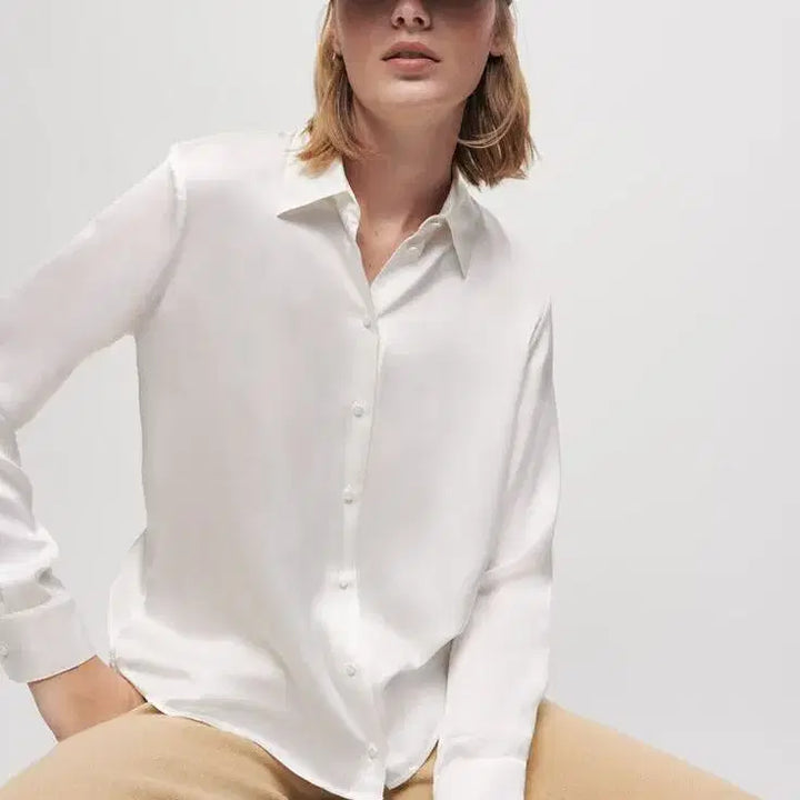 [BUNJANG] MAJE Silk Blouse / MAJE 마쥬 실크 셔츠 블라우스 1