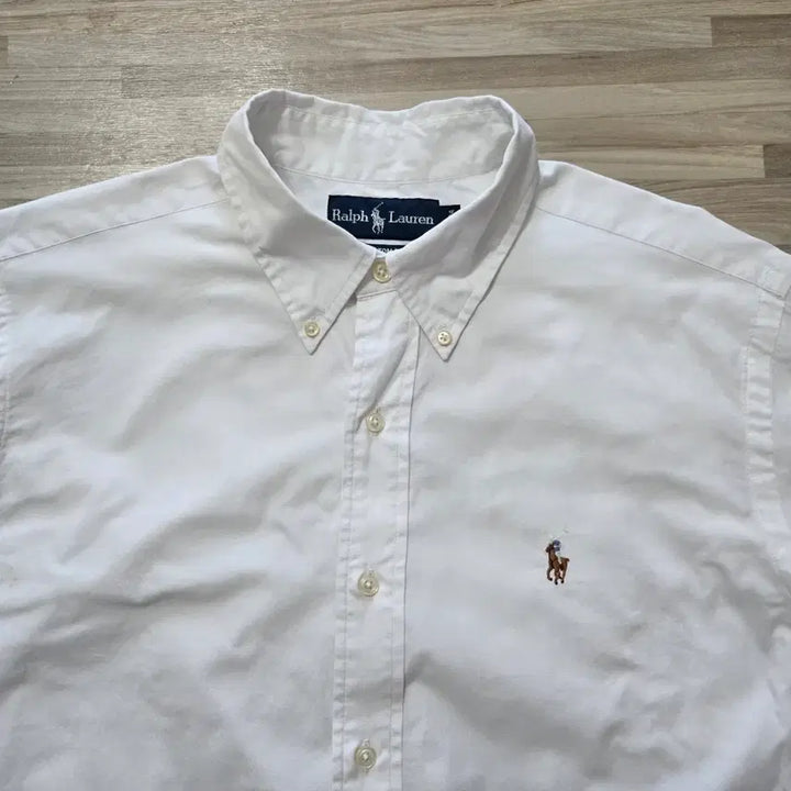 [BUNJANG] Polo Ralph Lauren White Button-Down Shirt / 100~105) 폴로 랄프로렌 화이트 셔츠 남방